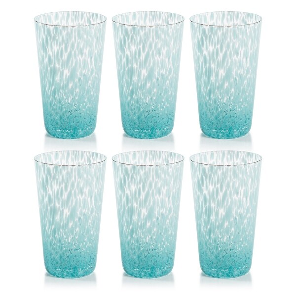 Willa Speckled Highball Glasses， Set of 6