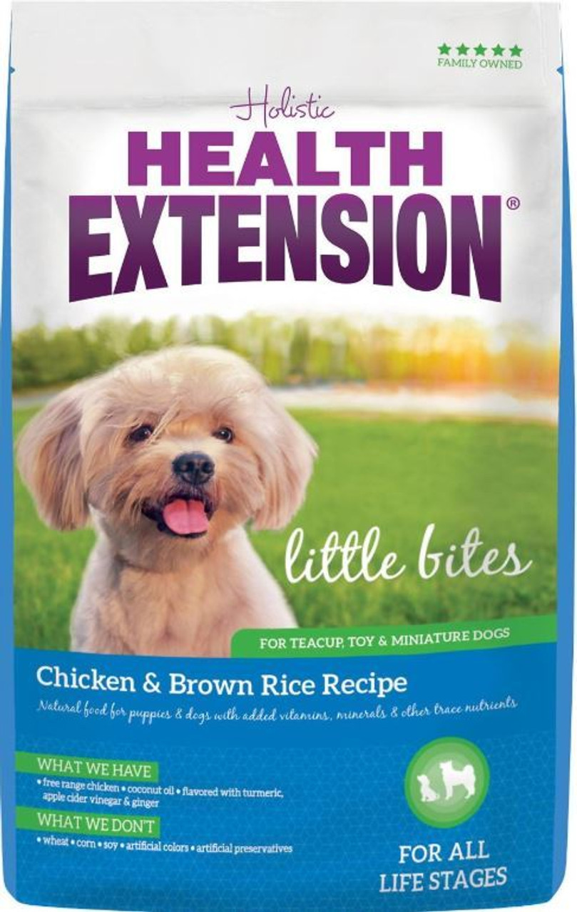 Health Extension Little Bites Chicken and Brown Rice Recipe Dry Dog Food