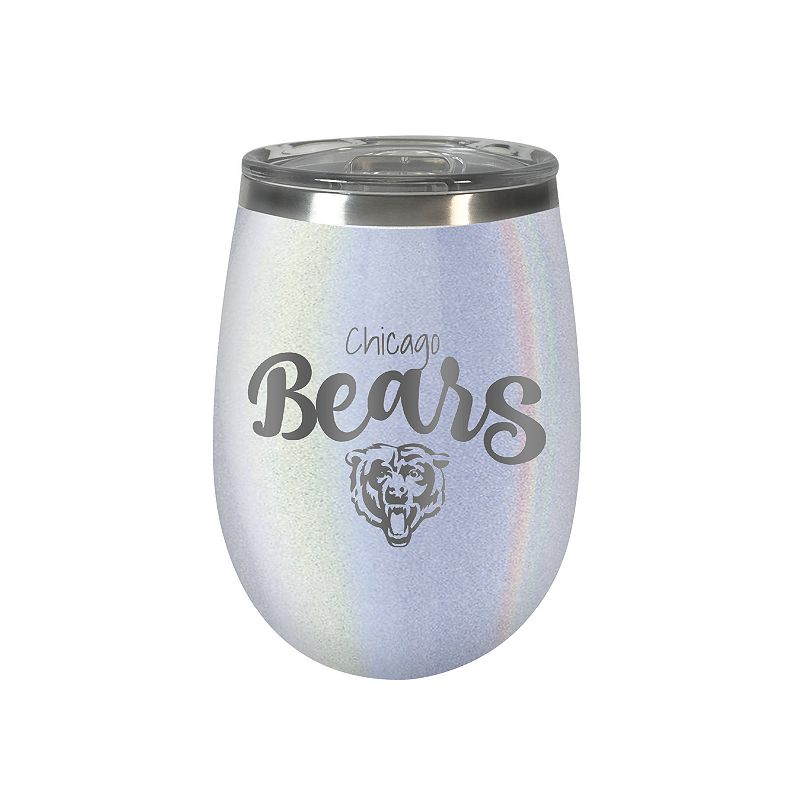 Chicago Bears 12-Ounce Opal Finish Wine Tumbler