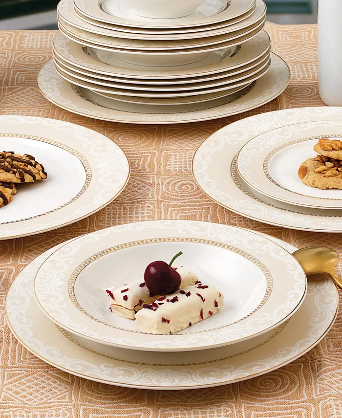 Lorren Home Trends 20 Piece Service for 4 Dinnerware Set