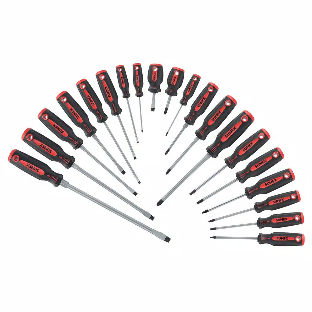 SUNEX TOOLS Combination Screwdriver Set (20-Piece) and#8211; XDC Depot