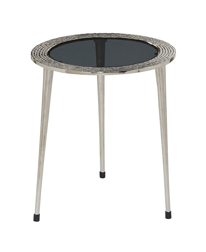 Rosemary Lane Contemporary Aluminum Accent Table