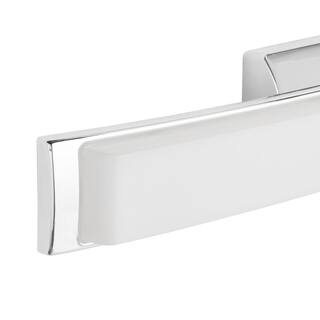 Hampton Bay Collier Heights 24 in. Chrome Curved Selectable LED Bathroom Vanity Light Bar Flush Mount with Night Light Feature 537999010