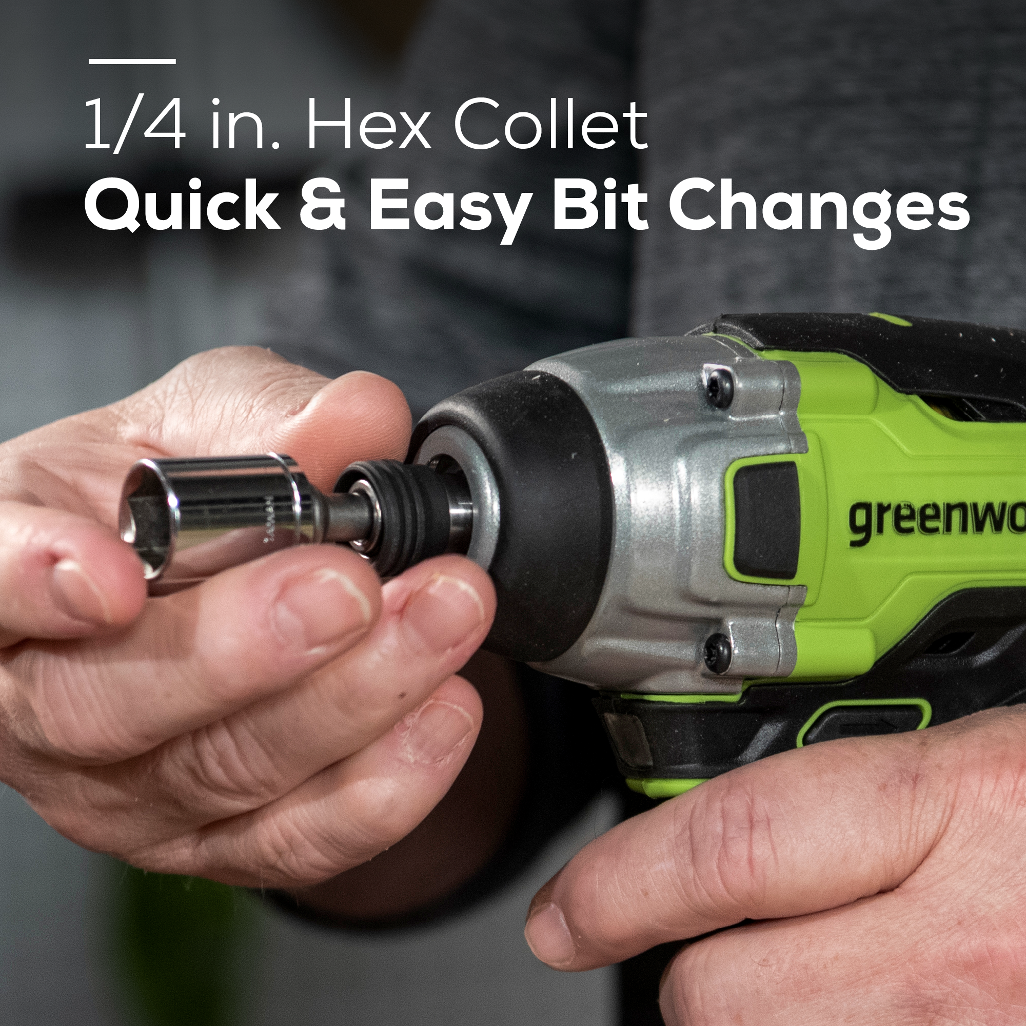 24V Impact Driver  1.5 Ah USB Batteries | Greenworks Tools