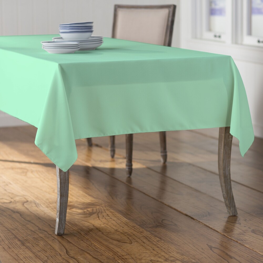 Polyester Poplin Rectangular Tablecloth 3 Sizes 41 Colors