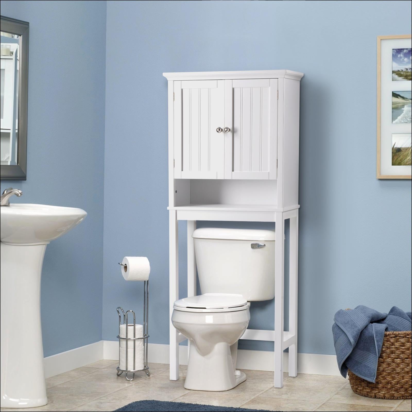 OS Home & Office Furniture Bathroom Space Saver Over Toilet Storage Cabinet