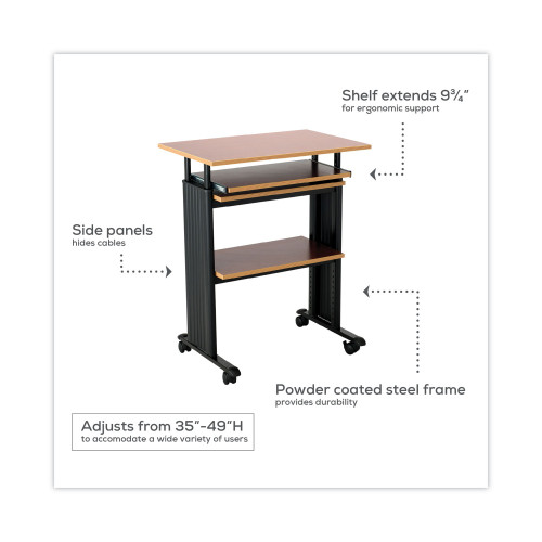 Safco Muv Stand-Up Adjustable-Height Desk， 29.5