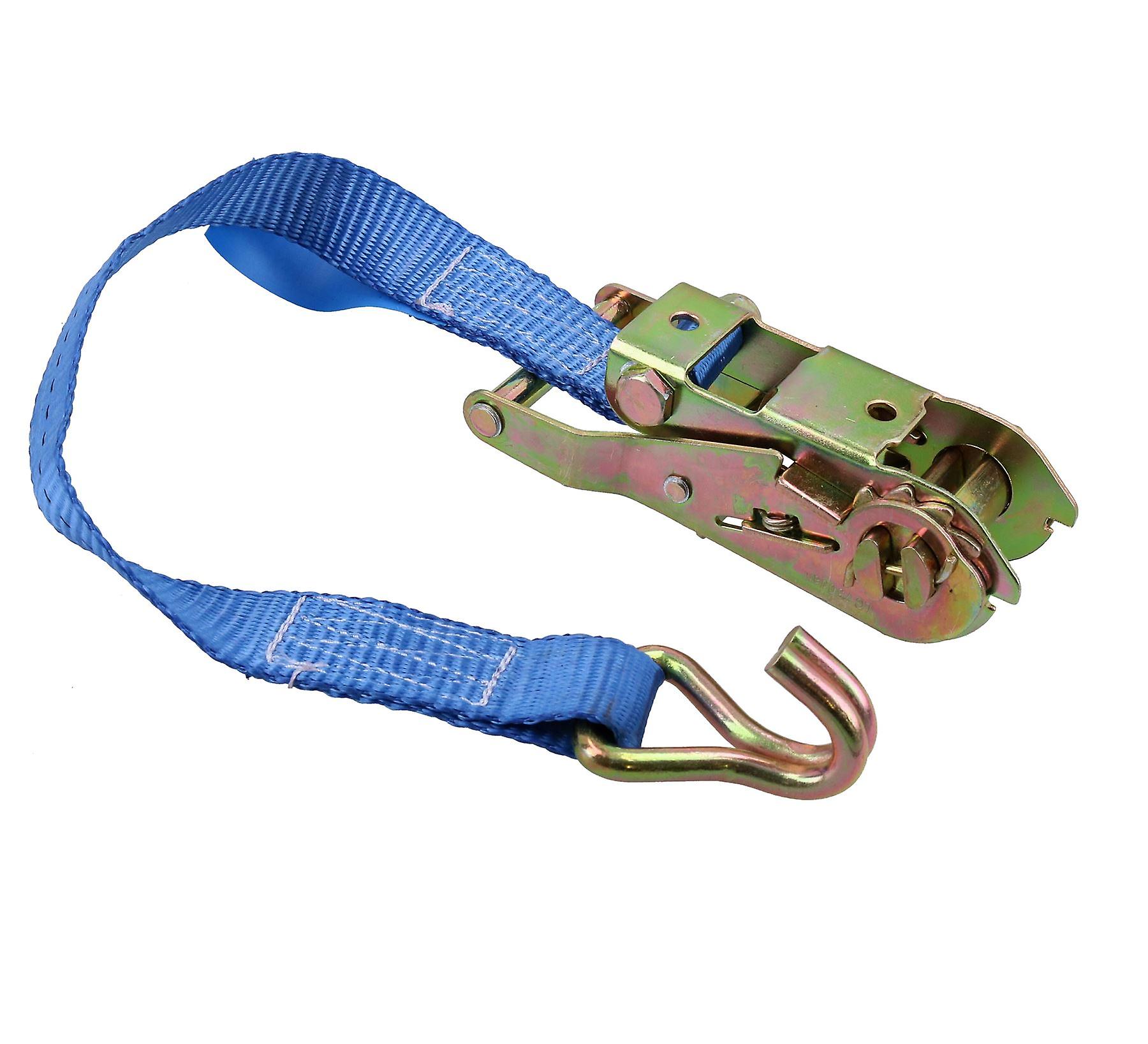 4 x 4 Metre x 25mm Heavy Duty ratchet Strap Tie Down Lashing Straps 0.4 Ton