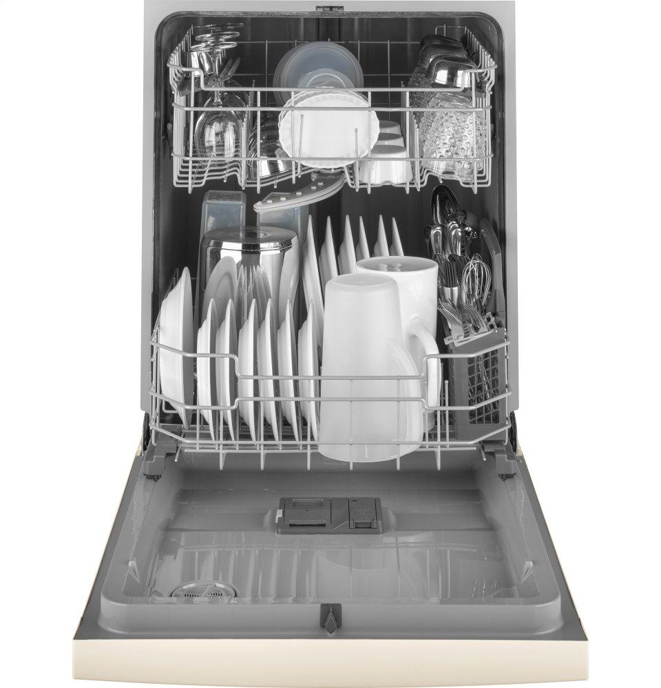 Ge Appliances GDF530PGMCC Ge® Front Control With Plastic Interior Dishwasher With Sanitize Cycle & Dry Boost