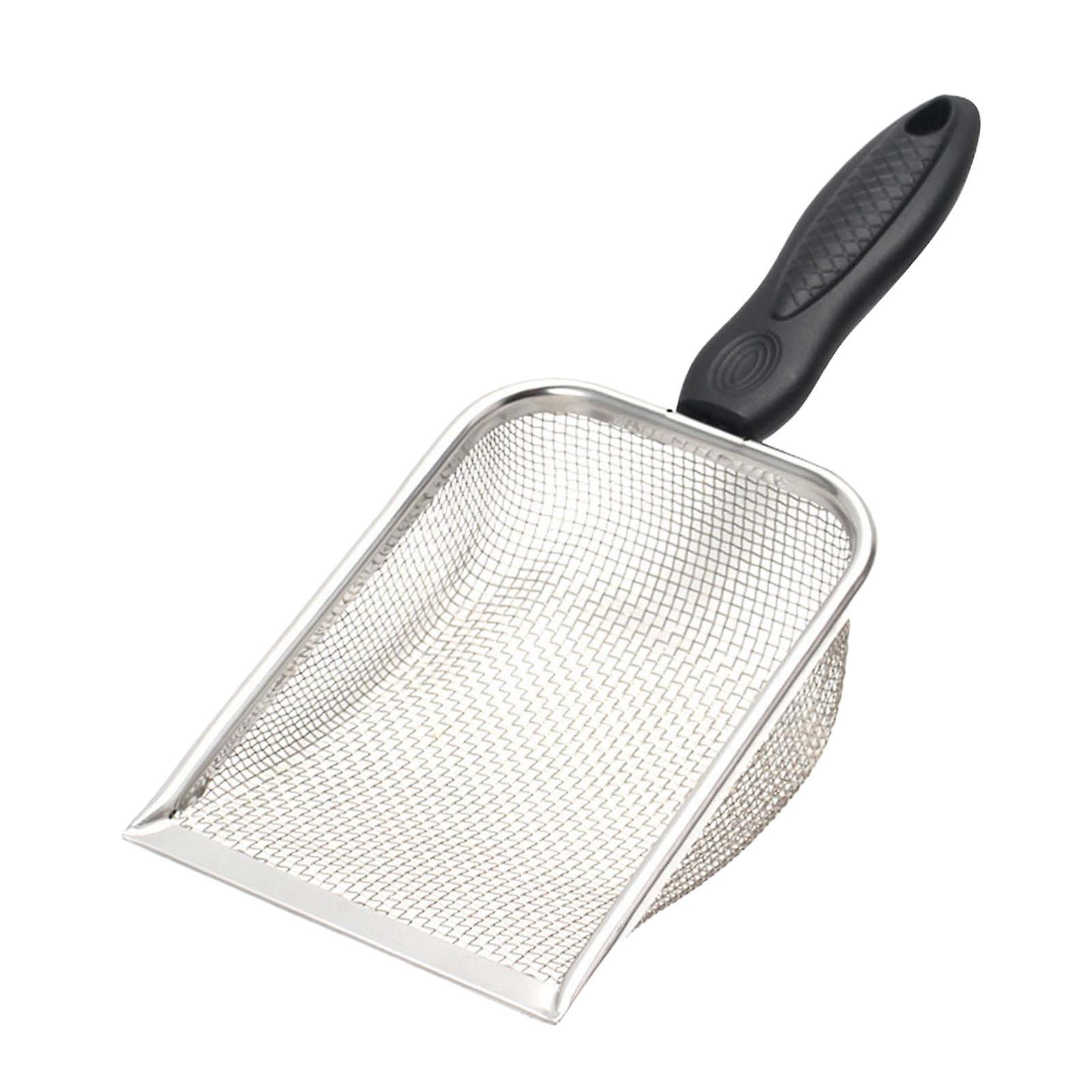 Cat Litter Scooper Substrate Scoop With Handle Cleaning Tool Cat Sand Sifter Pp Handle 2.9mm Mesh