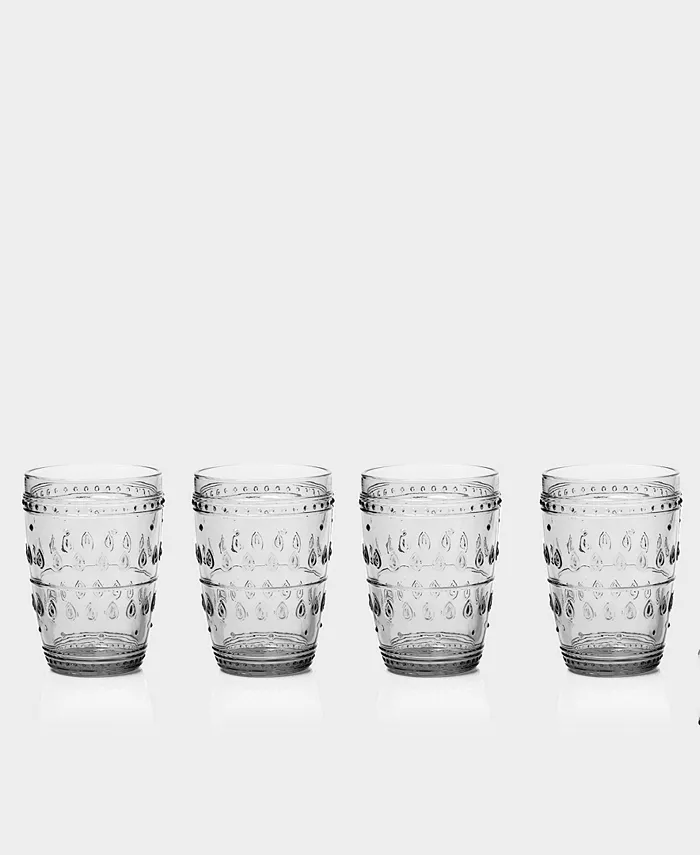 Euro Ceramica Fez Highball Glasses Set of 4