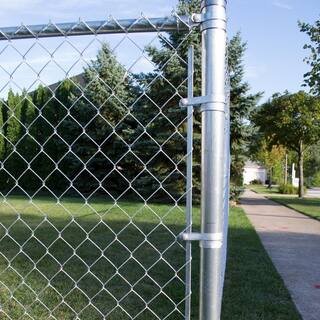 Everbilt Chain Link Fence 6 ft. Long Galvanized Steel Fence Tension Bar 328510DPTEB