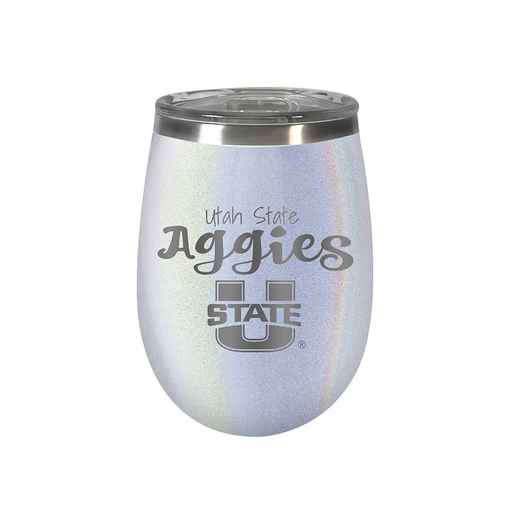 Utah State Aggies Opal Finish Wine Tumbler