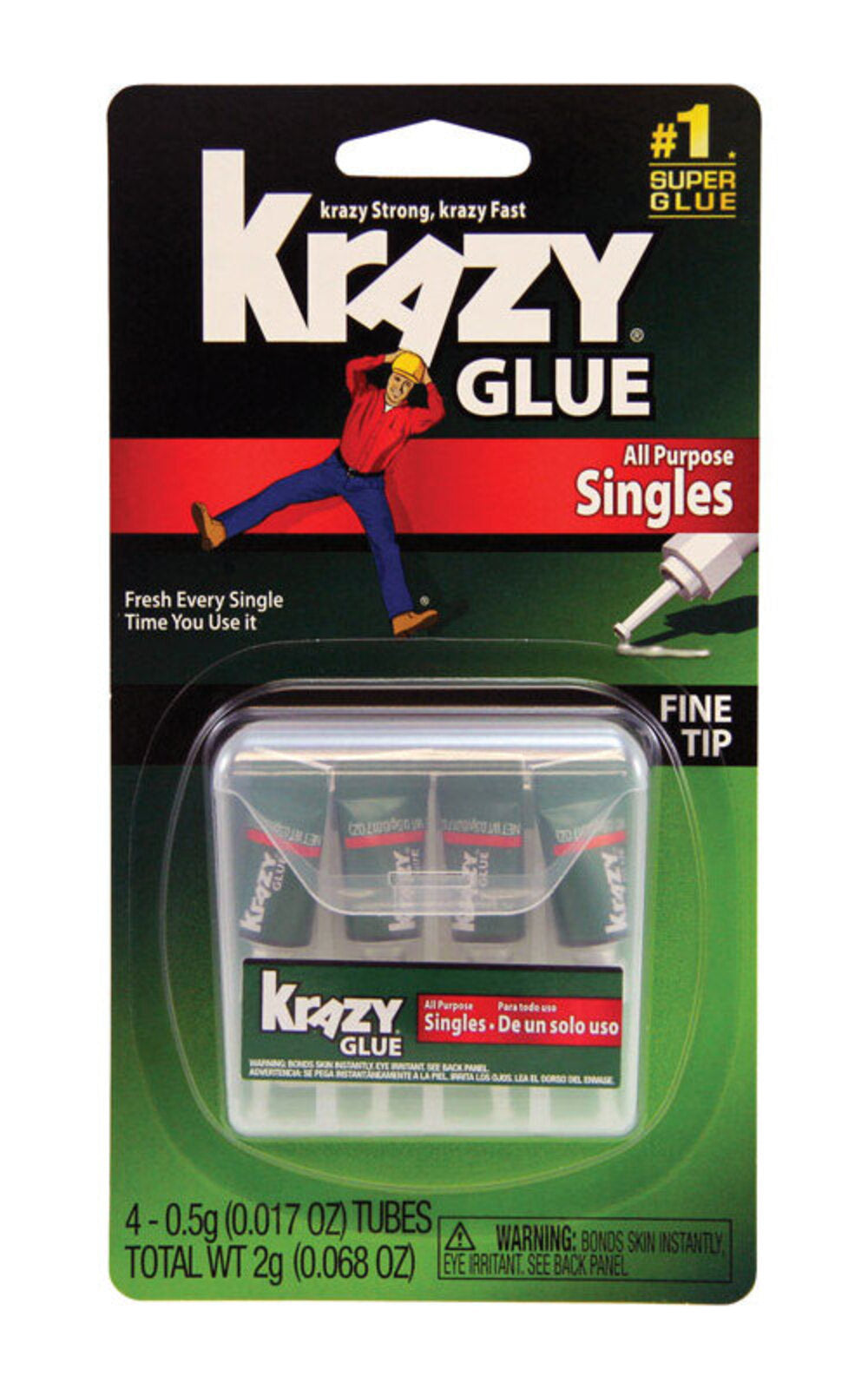 KRAZY GLUE SINGLES 1/2GM