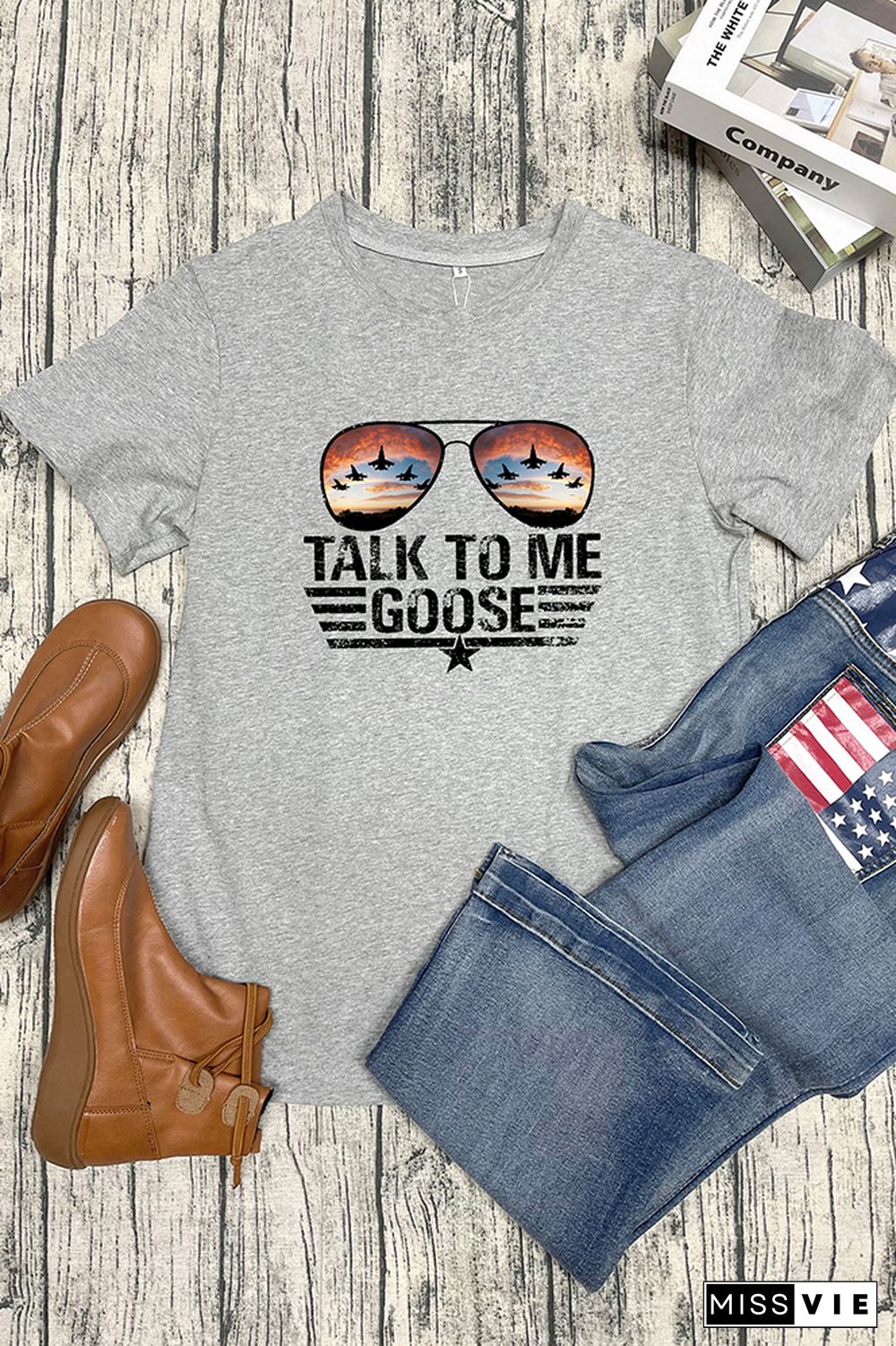 Talk To Me Goose Graphic T-Shirt Wholesale