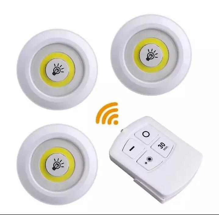 3 Pieces Led Light Remote Control Emergency Touching Night Light