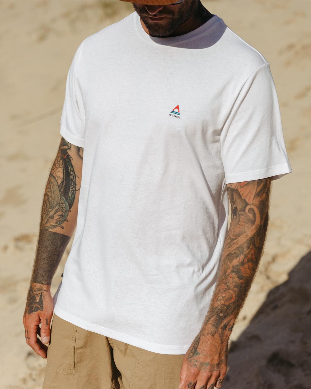 Classic Logo Recycled Cotton T-Shirt - White