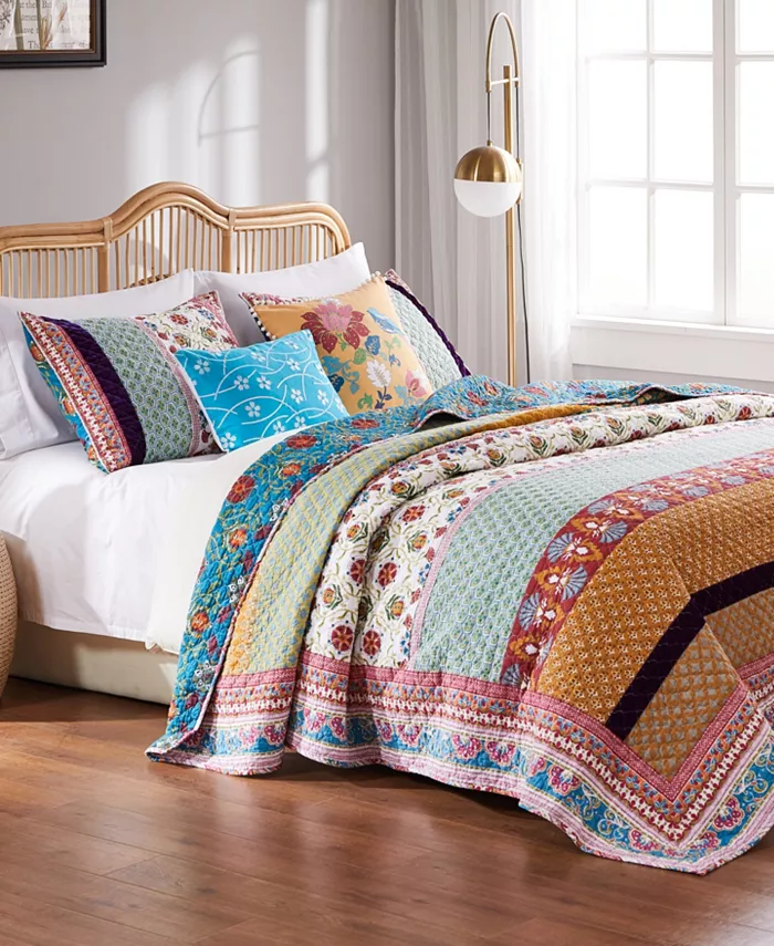 Greenland Home Fashions Thalia Quilt Set， 2-Piece Twin