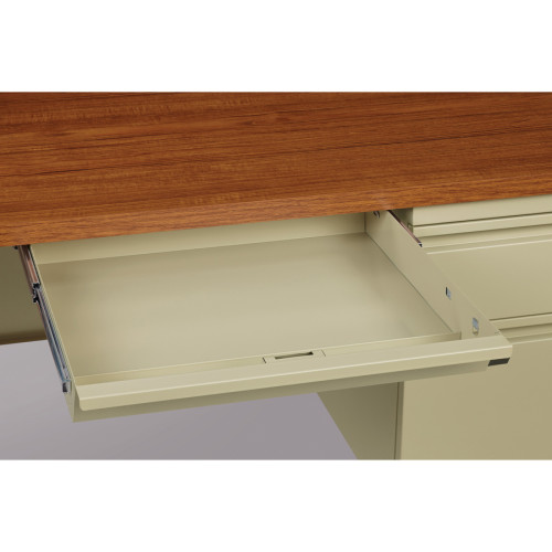 Lorell Fortress Series Double-Pedestal Desk (60926)