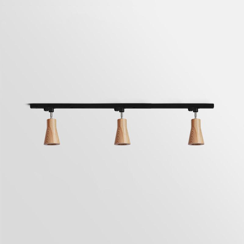 Wood Track Ceiling Lamp