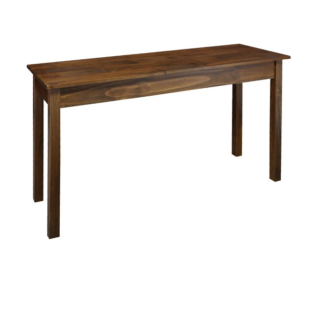 Kennedy Console Table With Concealed Drawer Brown Flora Home