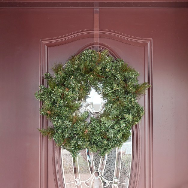 Clear Plastic Over the door Indoor outdoor Christmas Wreath Hanger