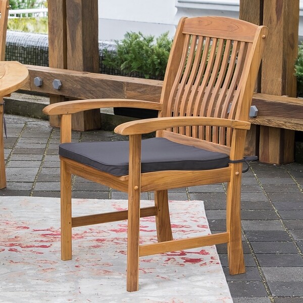 Cambridge Casual Chignik 7piece Teak Patio Extendable Dining Set