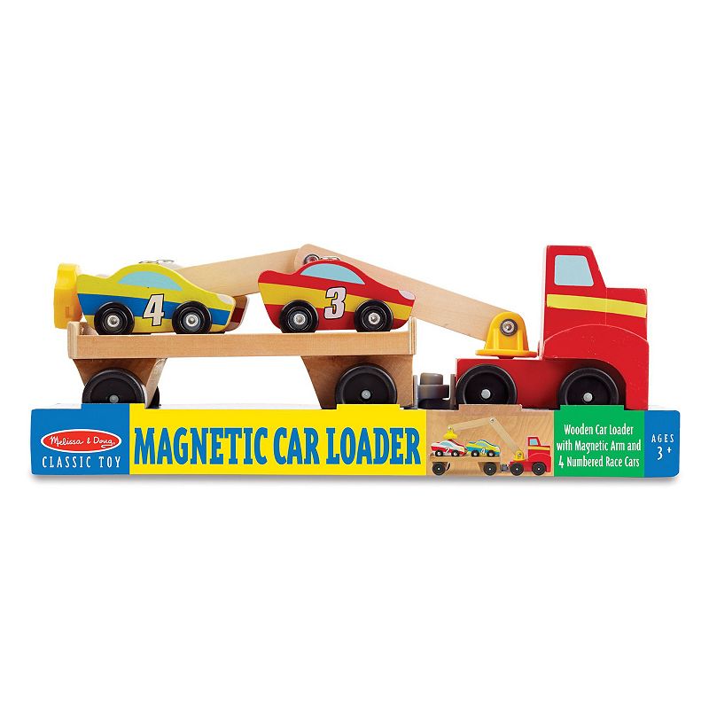 Melissa and Doug Magnetic Car Loader Set