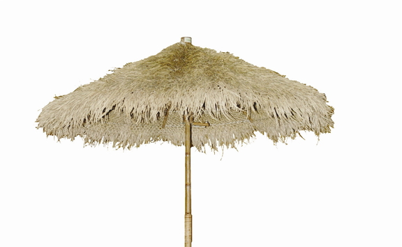 Bamboo54 Bamboo Thatched Umbrellas 5  7  9 Ft.