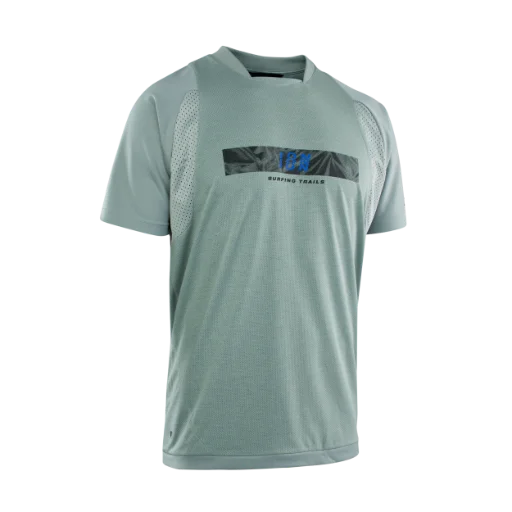 ION Scrub Amp Short Sleeve MTB Jersey - Tidal Green - 2022