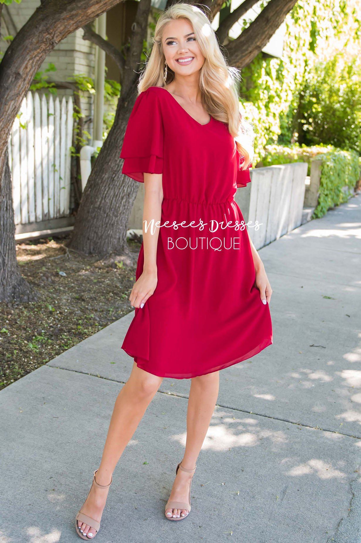 The Claire Chiffon Dress