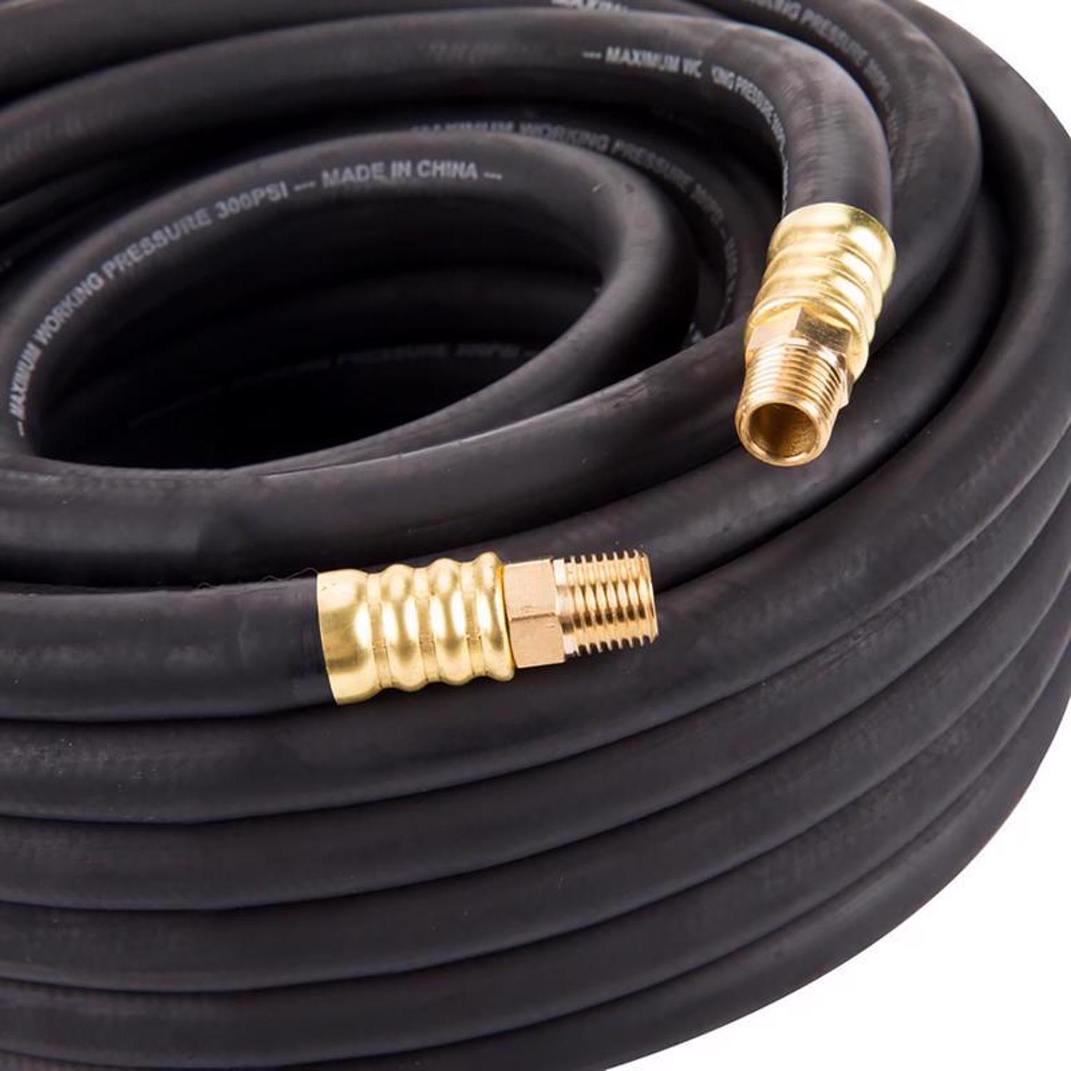 Craftsman 50 ft. L X 3/8 in. D Rubber Air Hose 300 psi Black