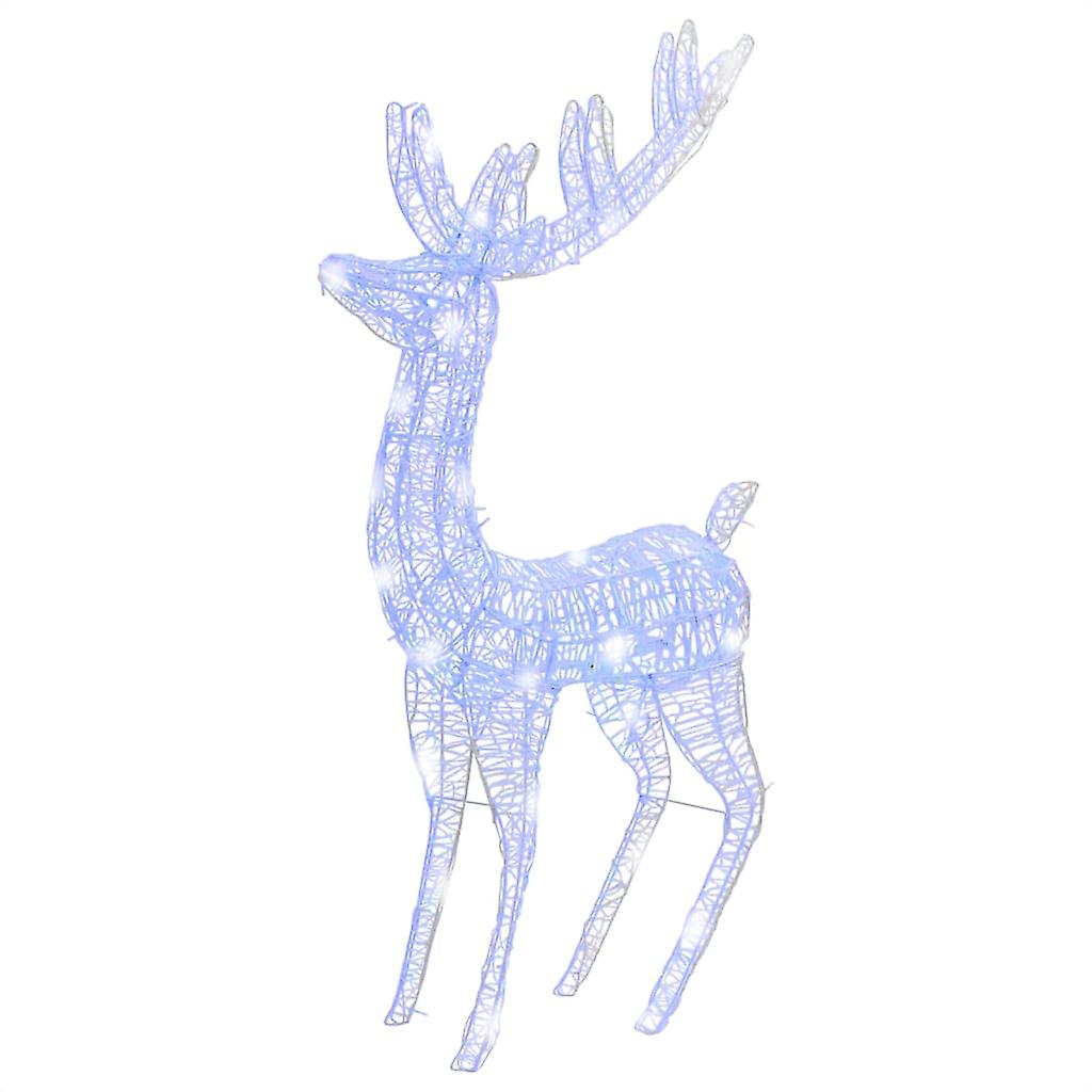 Vidaxl Xxl Acrylic Christmas Reindeer 250 Led 6 Ft Blue