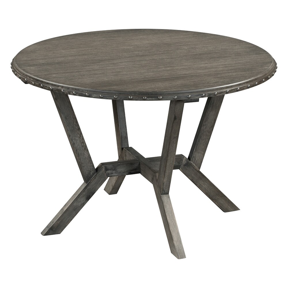 Round Table with Cross Legs