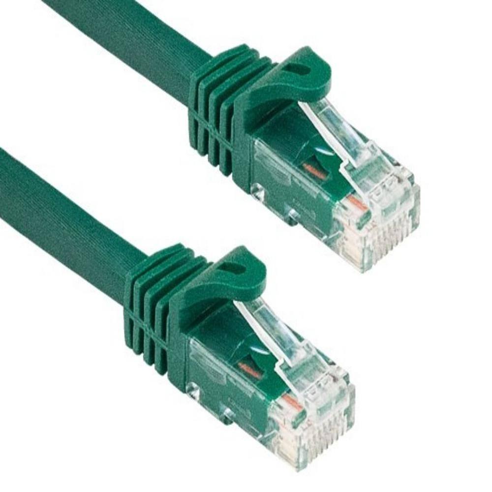 SANOXY 5 ft. Cat6a 600 MHz UTP Snagless Ethernet Network Patch Cable Green SNX-CBL-LDR-C6110-4005