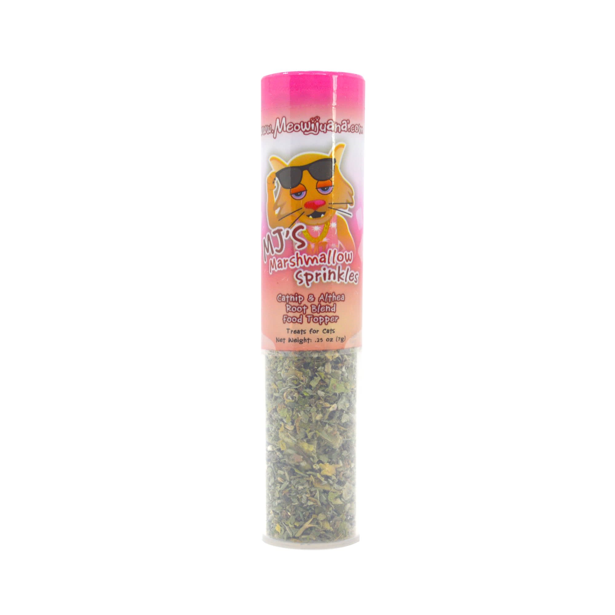 MEOWIJUANA Marshmellow Sprinkles Topper Cat Toy， Medium