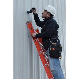 Louisville Ladder 16 ft. Fiberglass Extension Ladder with 300 lbs. Load Capacity Type 1A Duty Rating FE3216