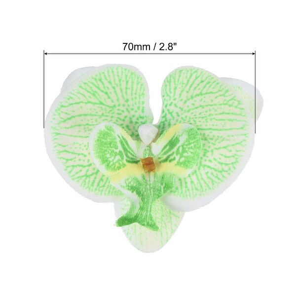 20Pcs Artificial Silk Butterfly Orchid Flower Heads for Wedding Decor