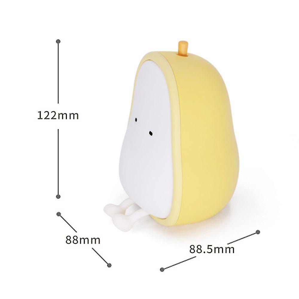 Creative Pear Night Light Led Atmosphere Light Kids Baby Room Bedside Sleep Lamp