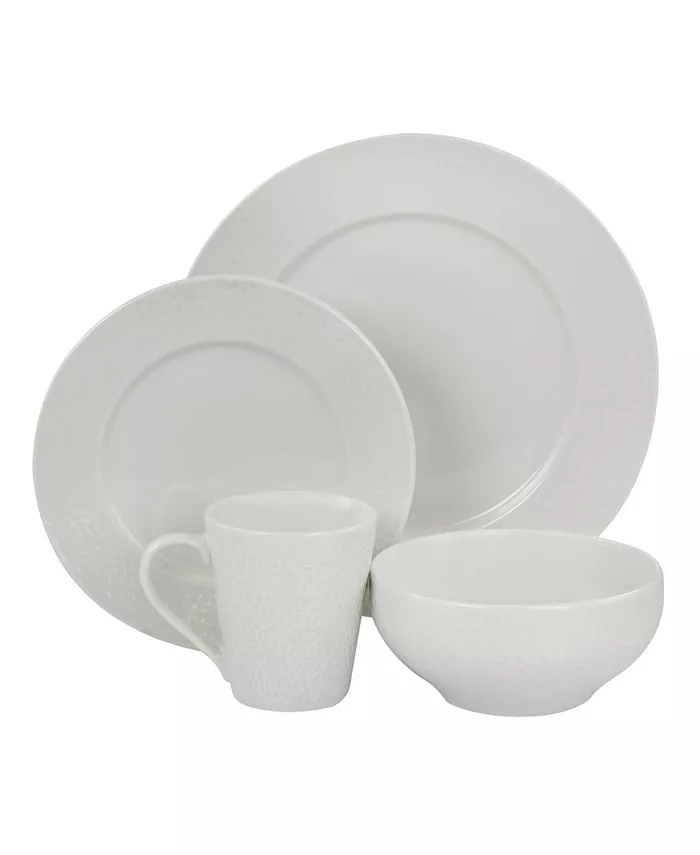 Elama Alexa 16 Piece Porcelain Dinnerware Set Service for 4