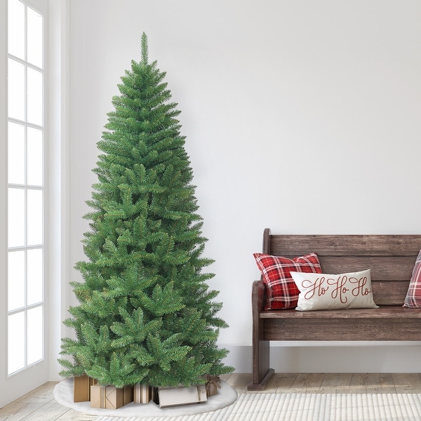 Puleo International 7 ft. Unlit Carson Artificial Pine Tree