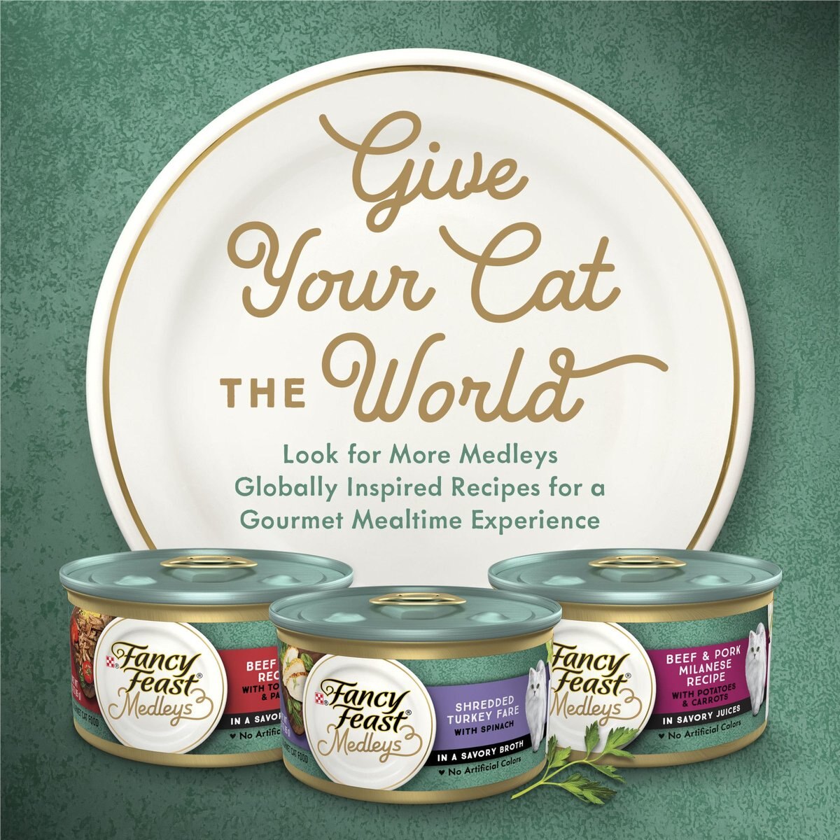 Fancy Feast Medleys Wild Salmon Florentine Canned Cat Food