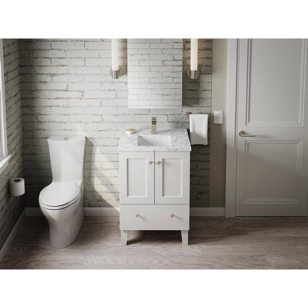 KOHLER Verticyl Undermount Bathroom Sink in White K-8188-0