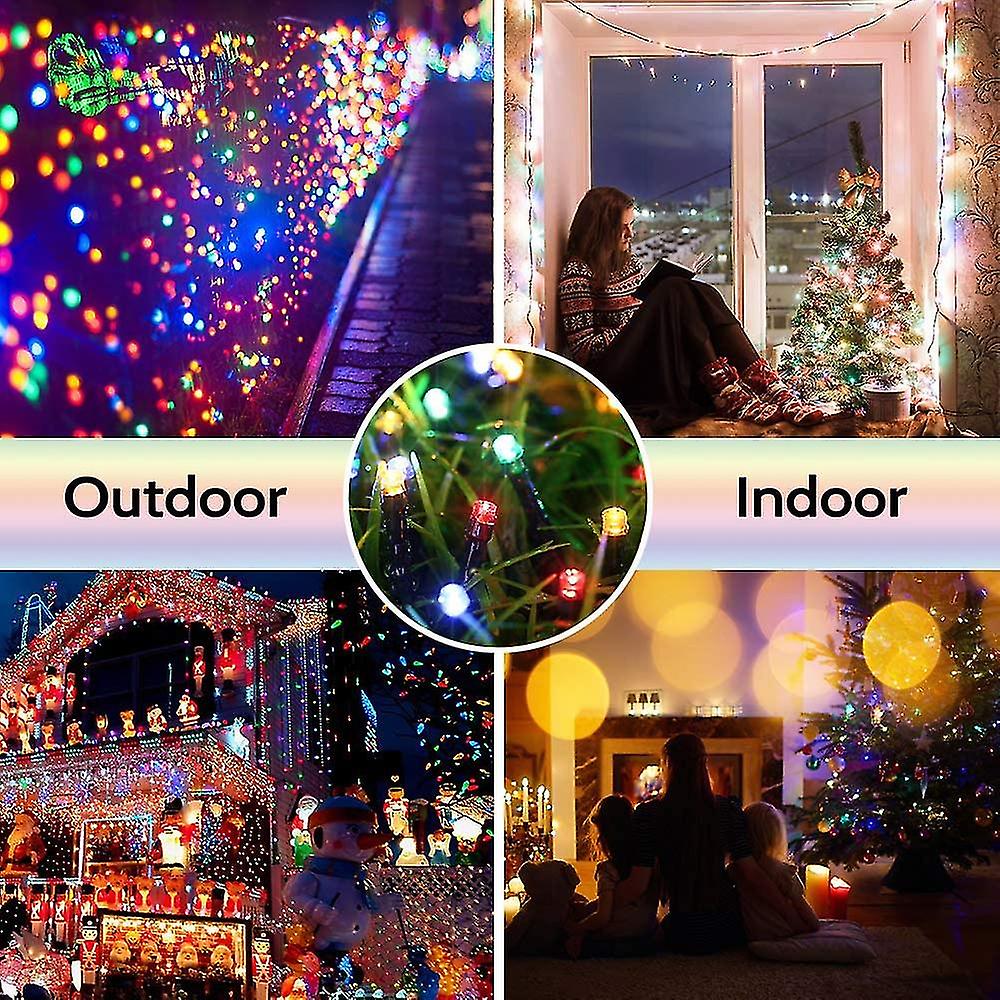 50/100/300 Led Solar Fairy Lights Outdoor Garden Waterproof Street Garland Houses Christmas Decorations String Light Strip Chain