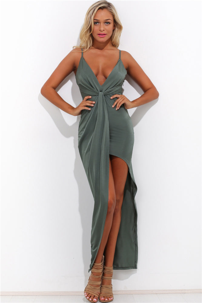 Lose Myself Maxi Dress Olive