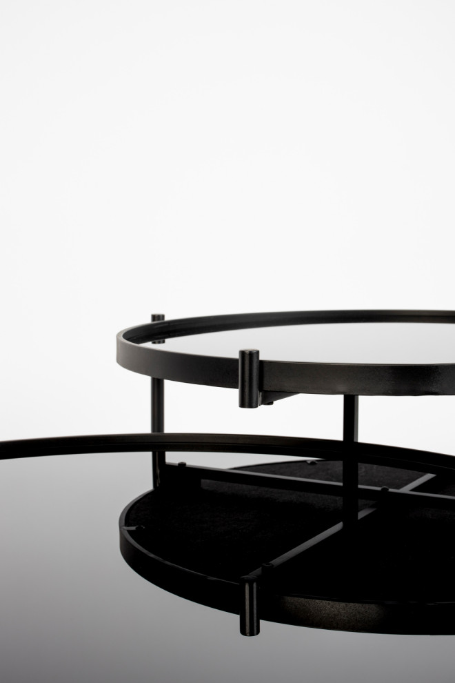 Black Contemporary Coffee Table  DF Li   Contemporary   Coffee Tables   by Oroa   Distinctive Furniture  Houzz