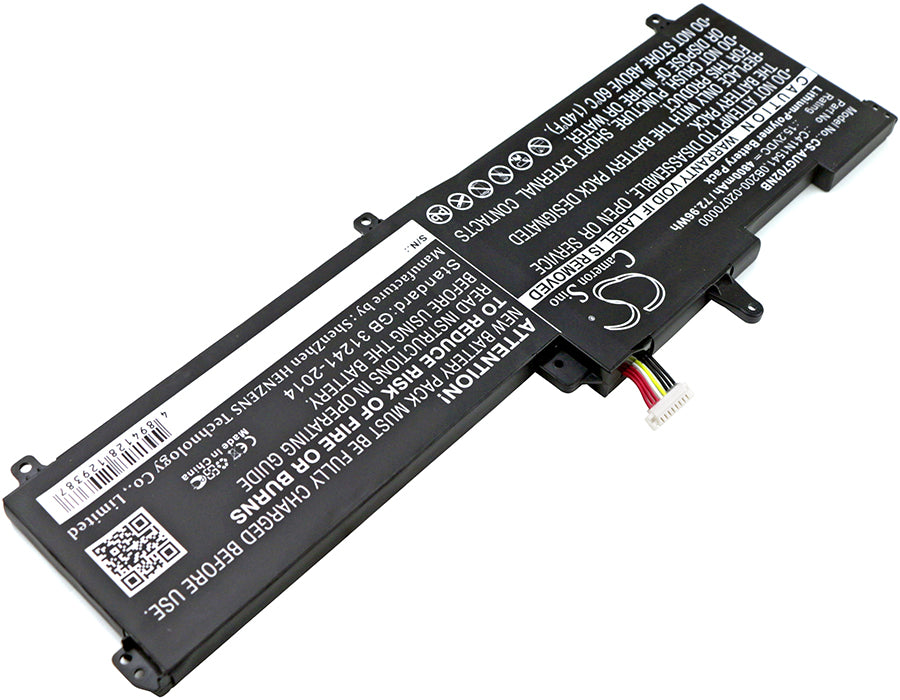 Asus G702VM G702VMGC045T G702VMGC071T G702VMGC0 Replacement Battery BatteryClerkcom Laptop and Notebook