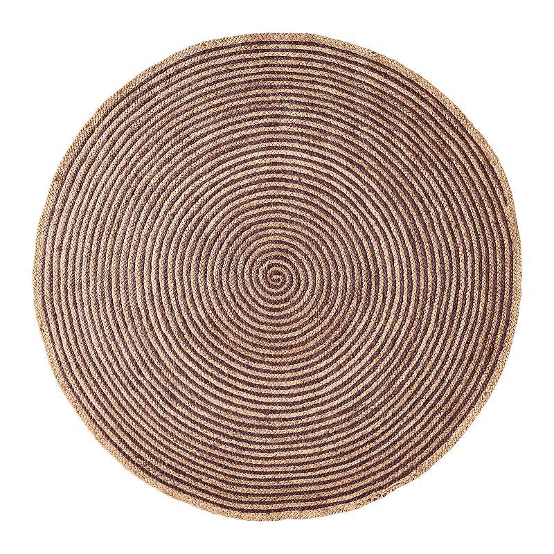 Superior Braided Jute Round Area Rug