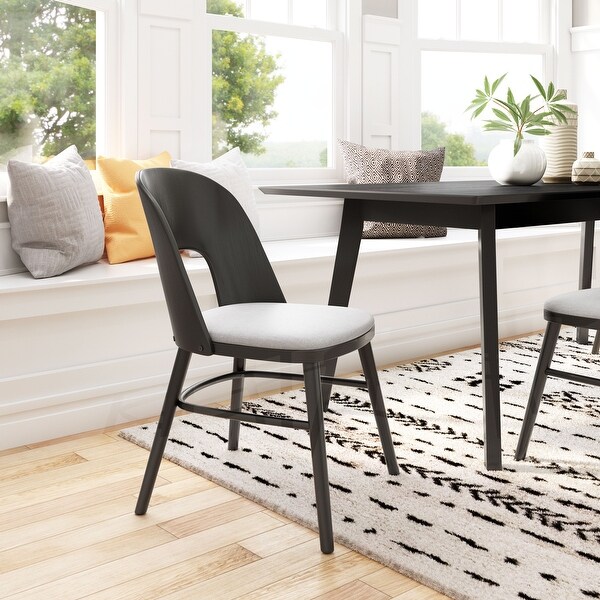 Colorado Dining Chair (Set of 2) Gray and Black - 54 x 84