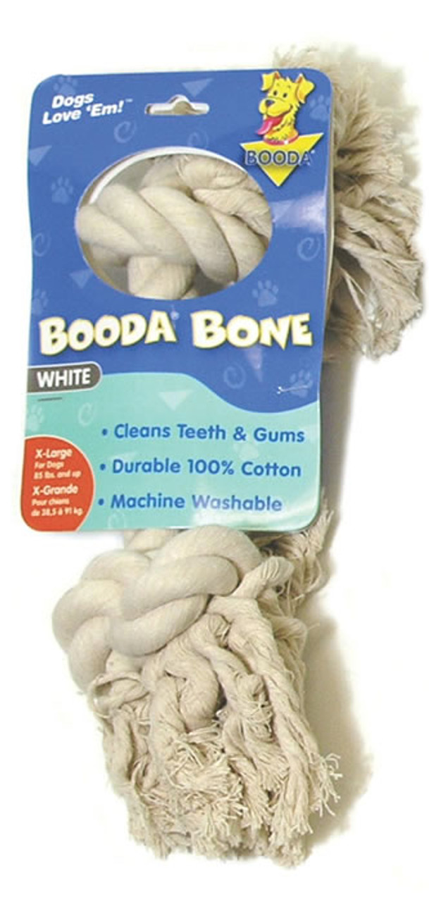 Booda Two Knot Rope Dog Chew， Extra Large